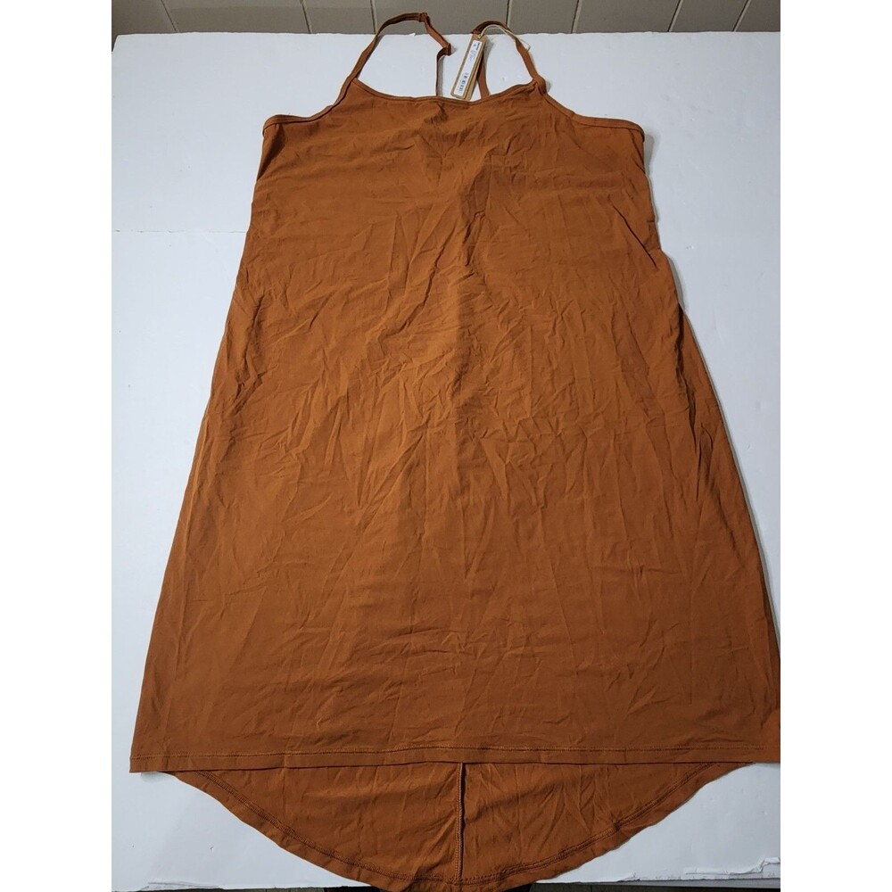 Skims Fits Everybody Slip Dress Womens 4X Bronze